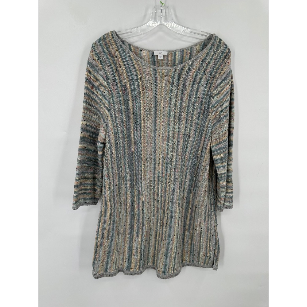 J Jill Knit Sweater Tunic Womens XL-T Beach Coastal Resort Vacation Breathable